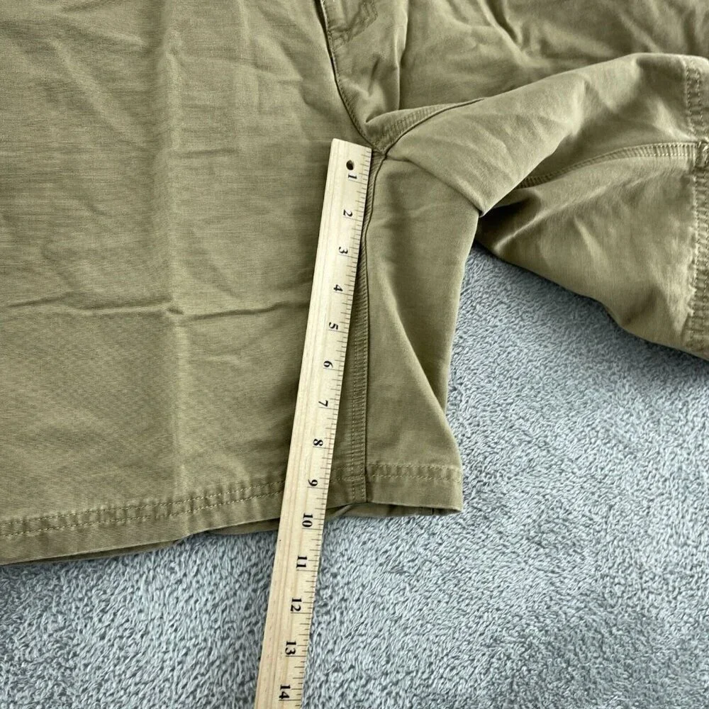 Columbia Mens Khaki Cotton Cargo Shorts With Side Pocket Size 38 1770
